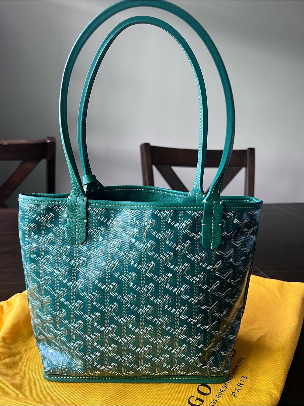 Authentic Goyard Reversible Mini Anjou - Picture 5 of 14